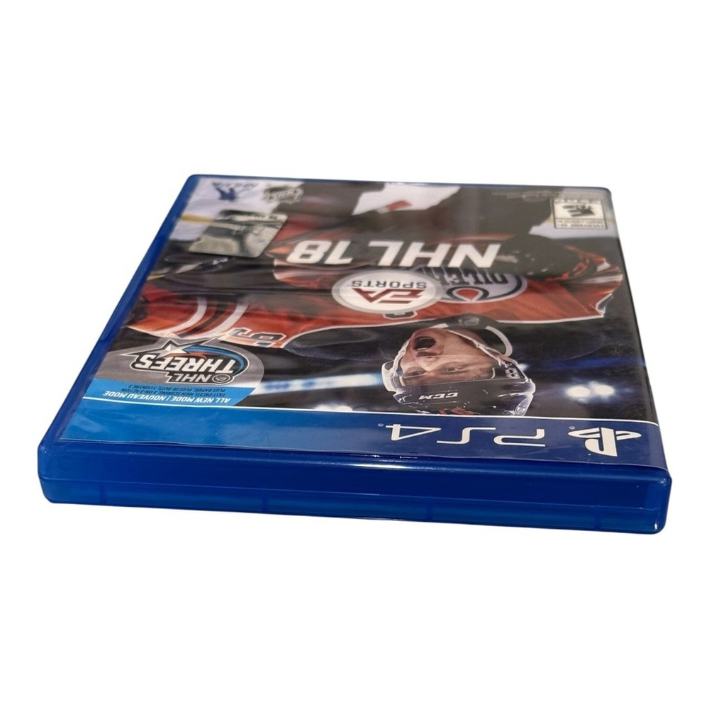 NHL 18 PS4 Video Game Complete EA Sports Hockey NHL Threes Mode Tested Disc Case - Picture 4 of 10